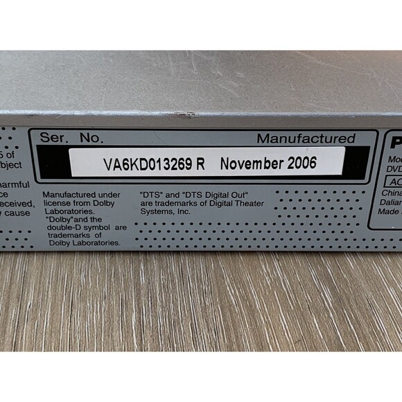 Panasonic DVD-S1 DVD/CD Combo Player Advanced Progressive Scan & Actual Remote - Picture 9 of 11